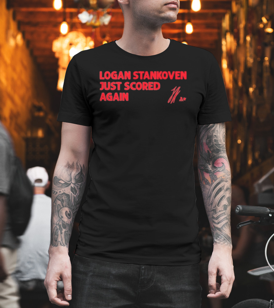 Logan Stankoven Just Scored Again 11 57 T-Shirt