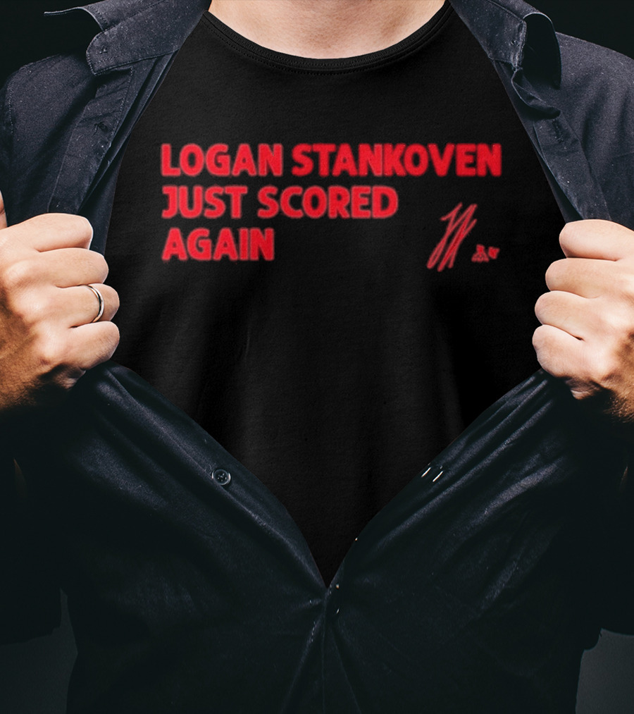Logan Stankoven Just Scored Again 11 57 T-Shirt