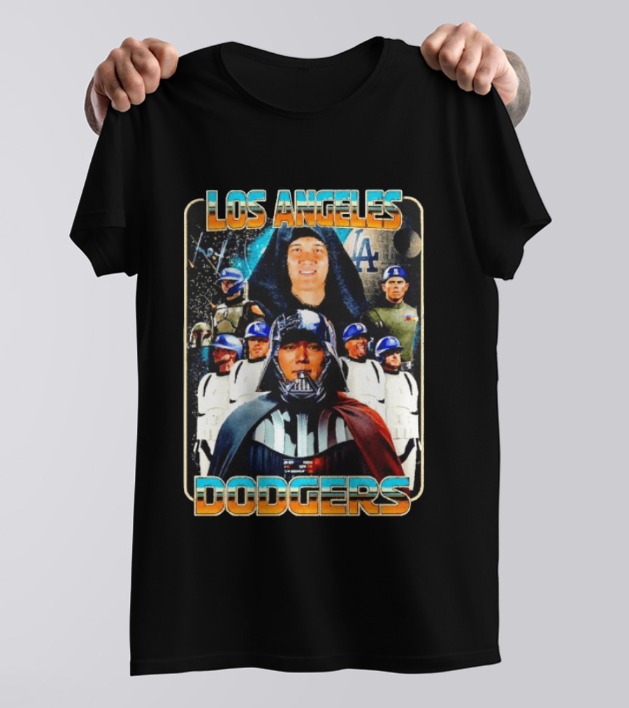 Los Angeles Dodgers Star Wars May The 4th Celebration T-Shirt