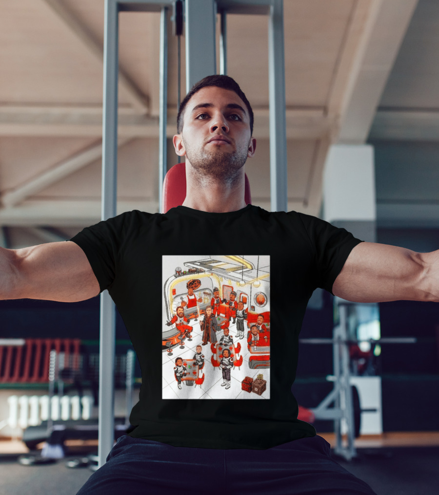 Cincinnati Bengals Star Wars Parody In Retro Diner Scene T-Shirt