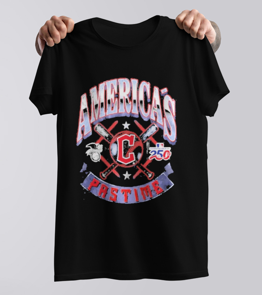 Cleveland Guardians 250th Anniversary America's Pastime T-Shirt