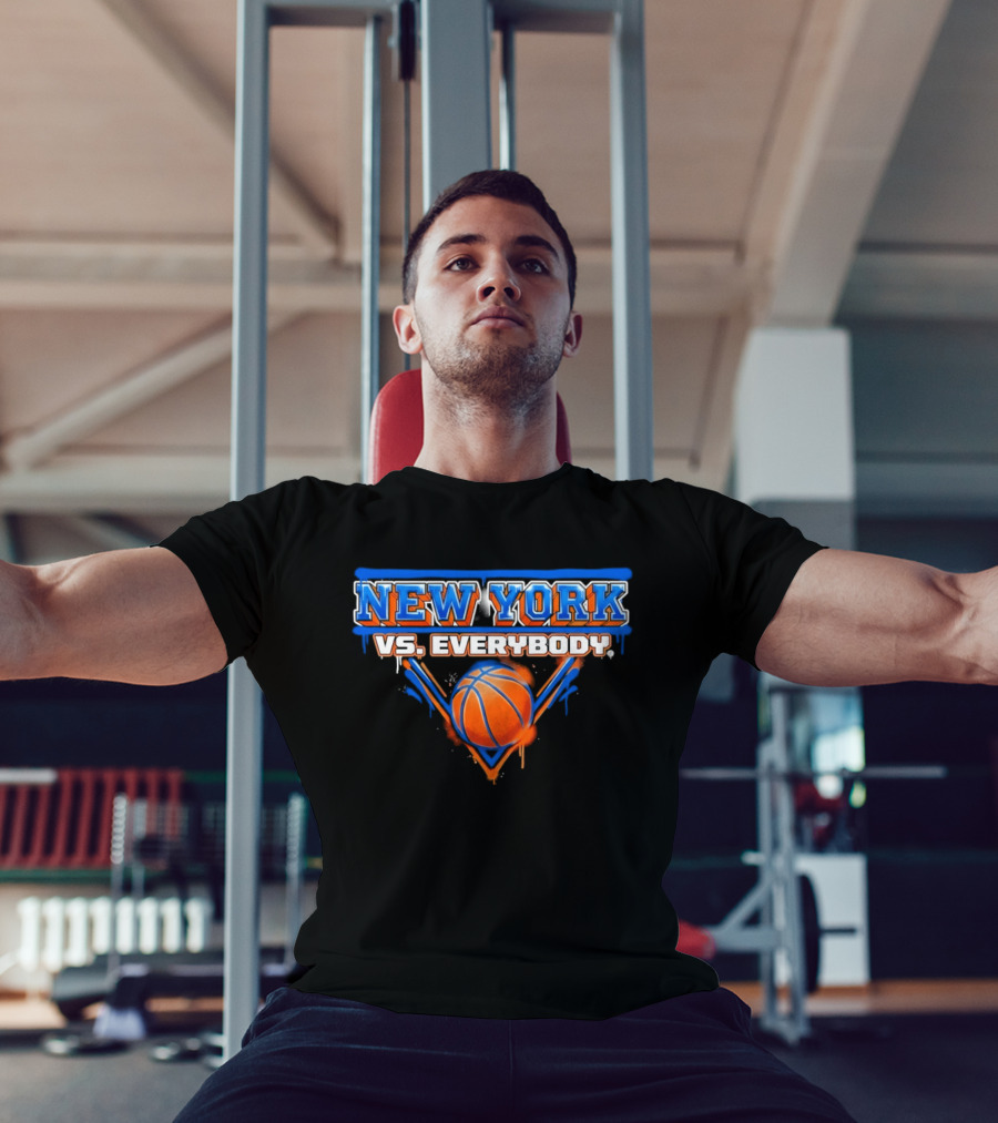 New York Vs Everybody Knicks Basketball NBA 2026 T-Shirt