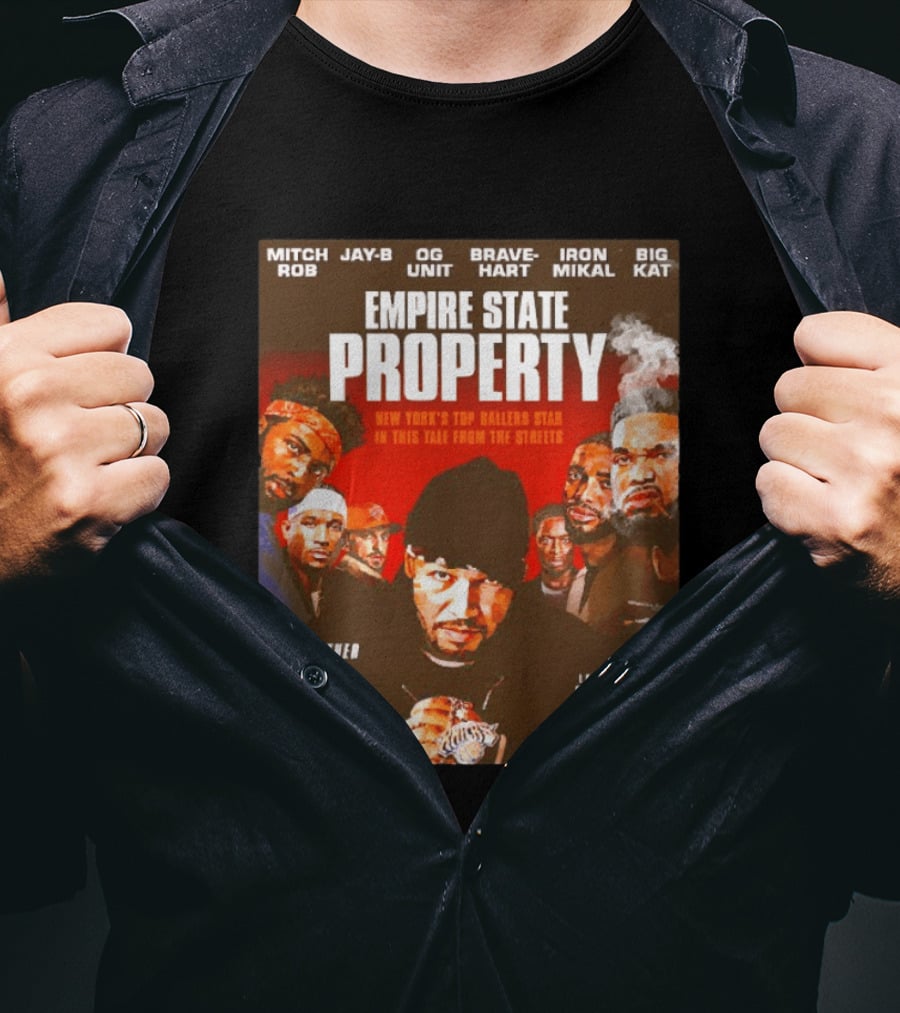 Mitch Rob Jay B OG Unit Brave Hart Iron Mikal Big Kat Empire State Property New York Knicks Baller Tale T-Shirt