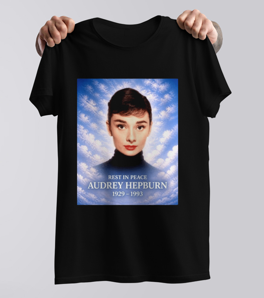 Rest In Peace Audrey Hepburn 1929 1993 T-Shirt