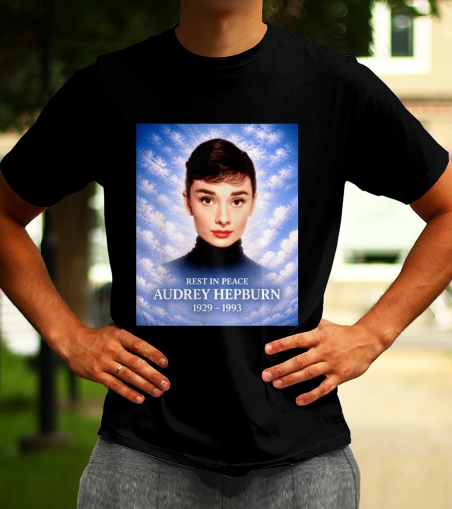 Rest In Peace Audrey Hepburn 1929 1993 T-Shirt