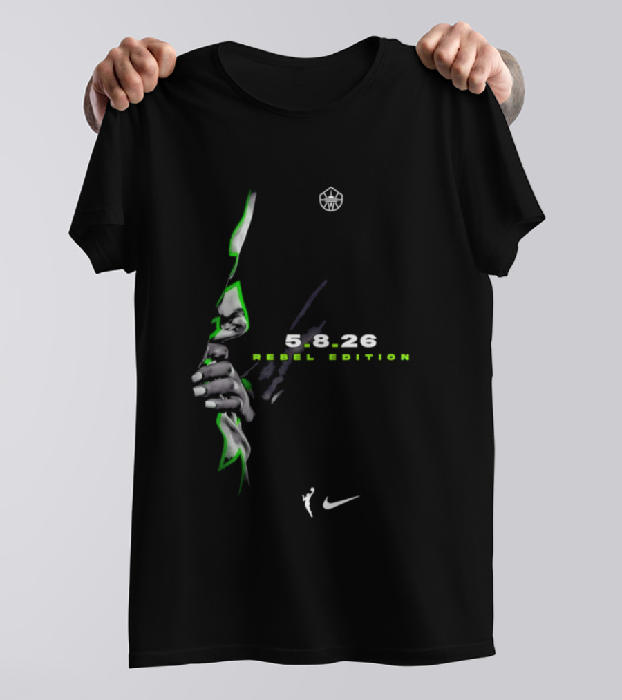 Seattle Storm Nike WNBA 5 8 26 Rebel Edition T-Shirt