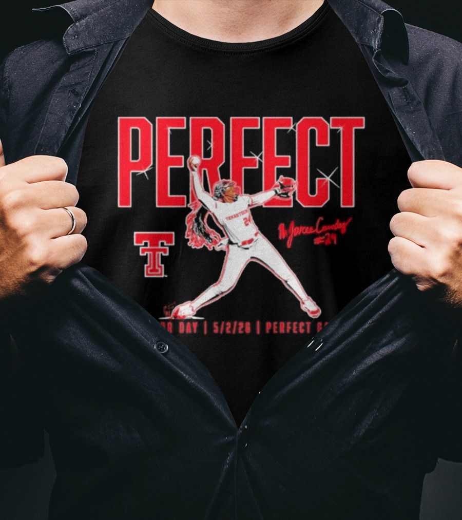 Texas Tech Softball Senior Day Lubbock Perfect Game NiJaree Canady T-Shirt