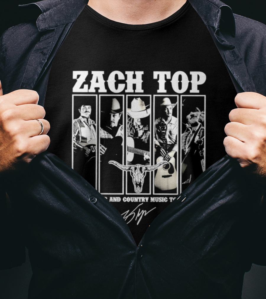 Zach Top Cold Beer And Country Music Tour 2025 T-Shirt