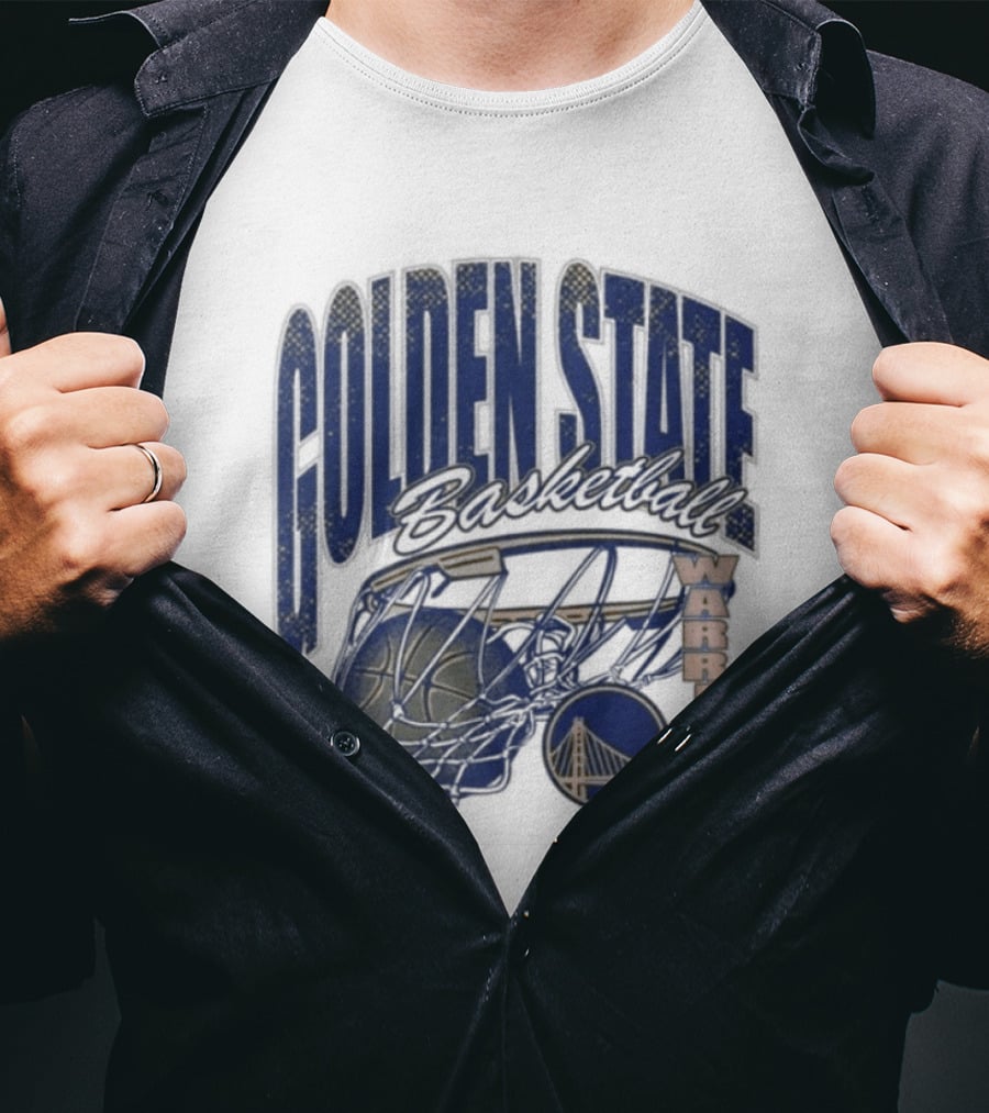 Golden State Warriors 2026 Script Swish Basketball T-Shirt
