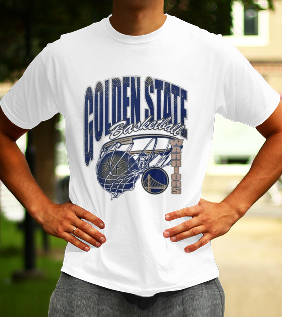 Golden State Warriors 2026 Script Swish Basketball T-Shirt