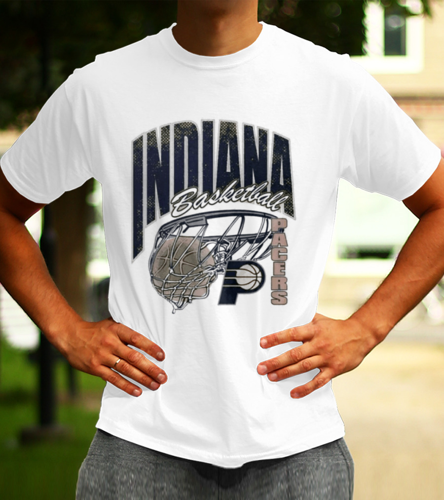 Indiana Pacers 2026 Script Swish Basketball T-Shirt