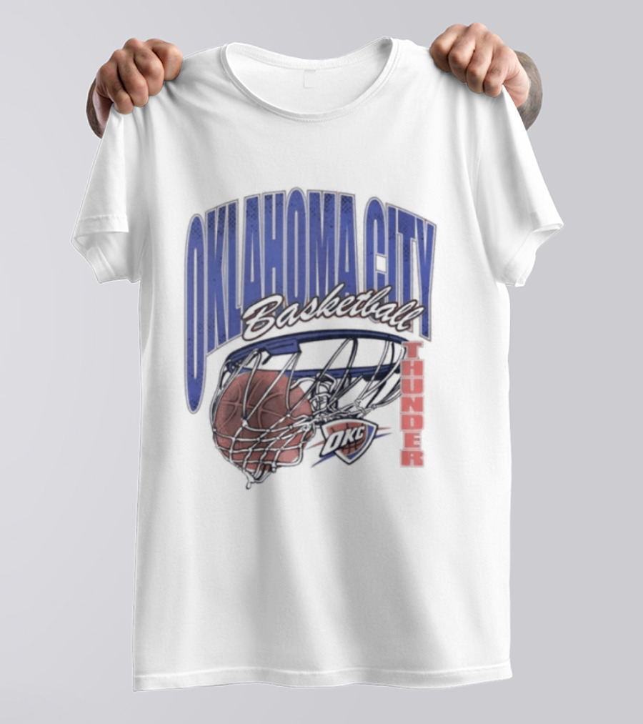 Oklahoma City Basketball Swish 2026 T-Shirt