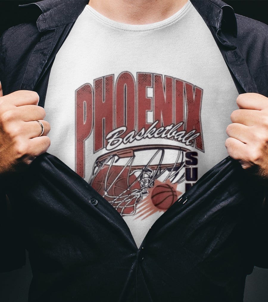 Phoenix Suns Basketball 2026 Swish Script T-Shirt