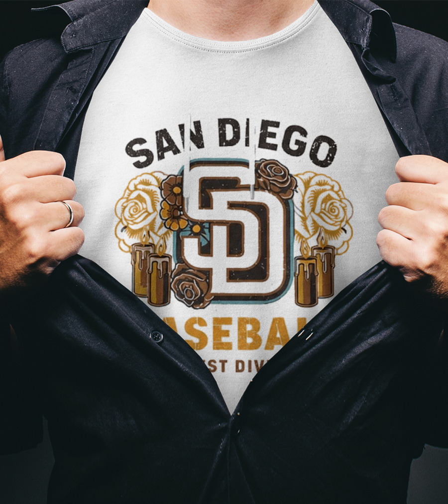 2026 San Diego Padres La Catrina City Connect Baseball NL West Division T-Shirt