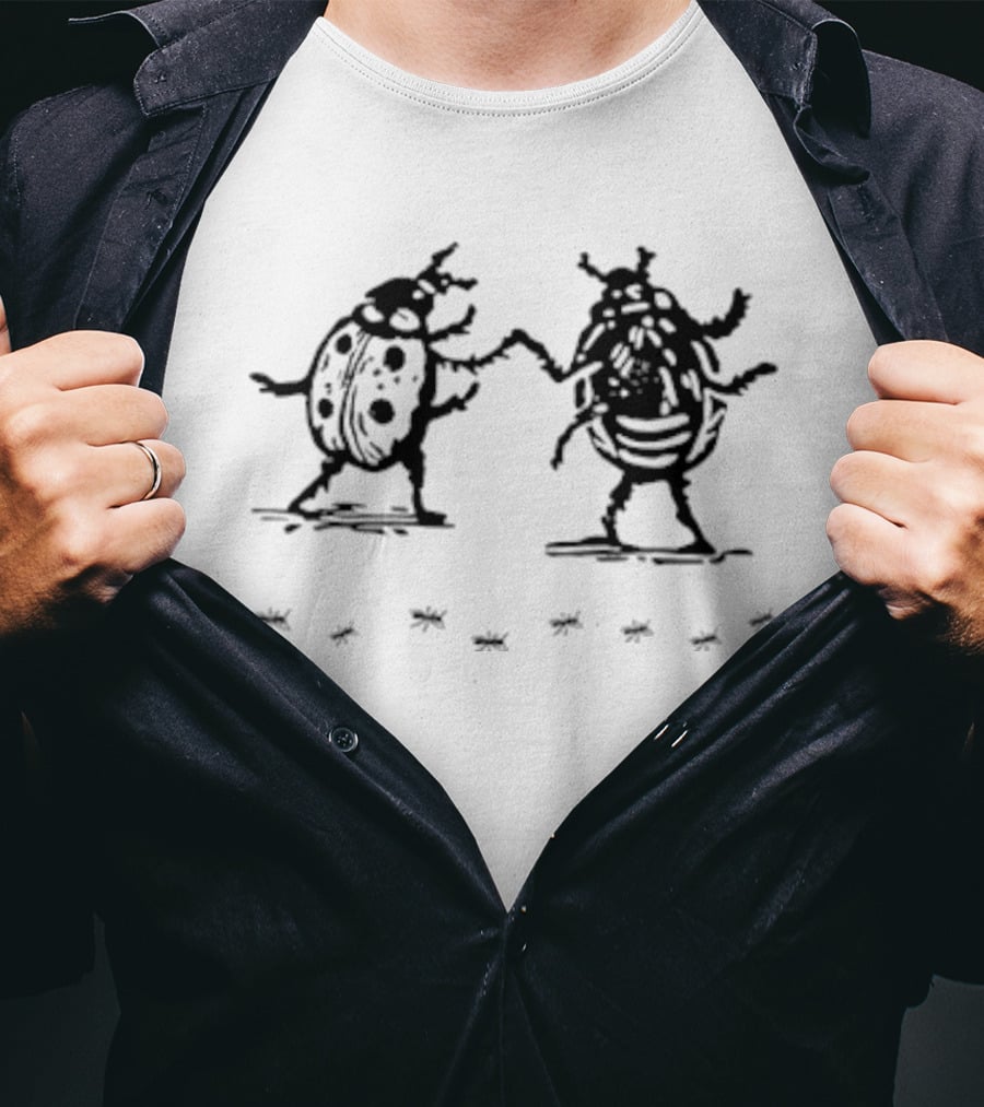 Dancing Lady Bugs The Last Of The Bugs Noah Kahan T-Shirt