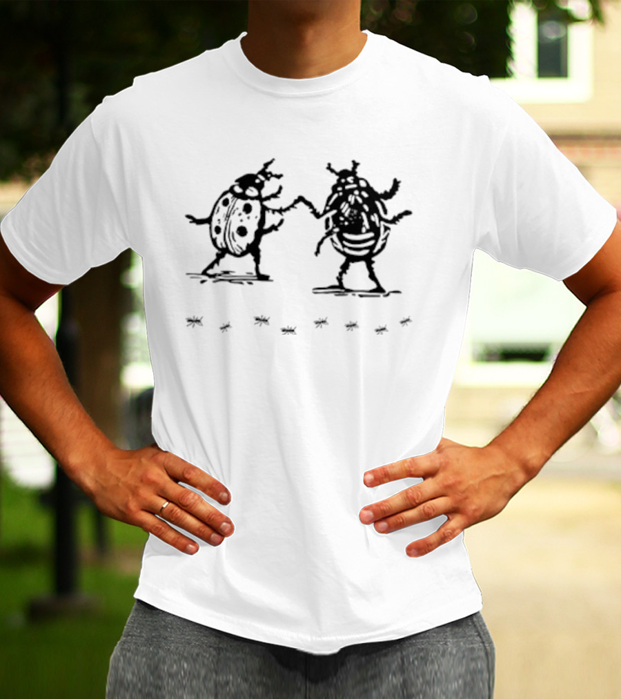 Dancing Lady Bugs The Last Of The Bugs Noah Kahan T-Shirt
