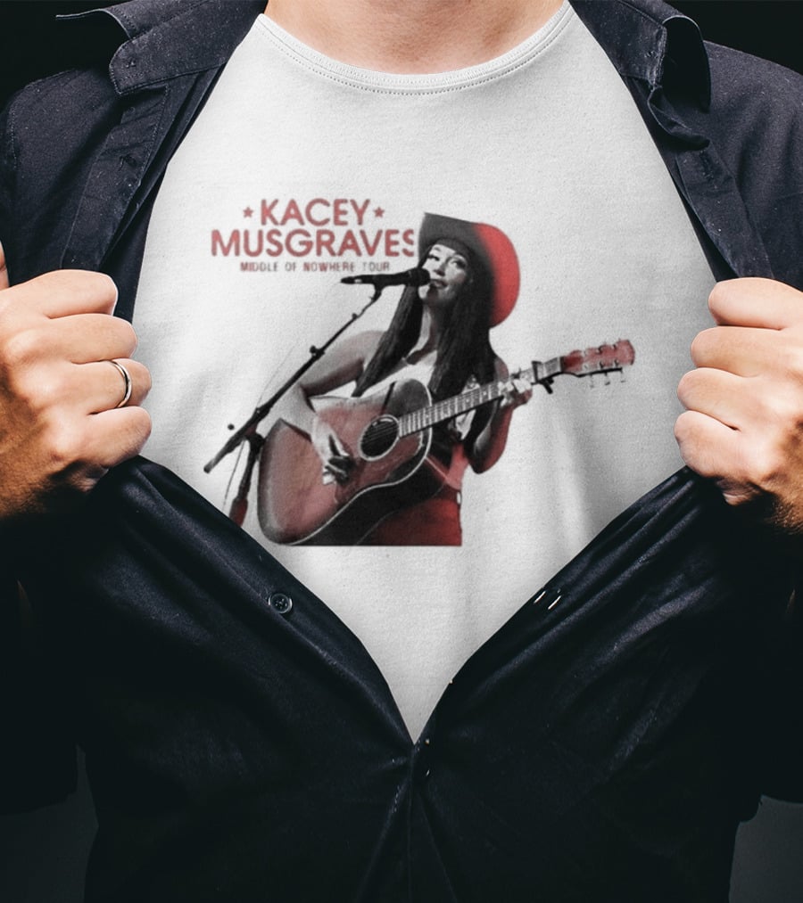 Kacey Musgraves Middle Of Nowhere Tour 2026 Acoustic Performance Cowboy Hat T-Shirt
