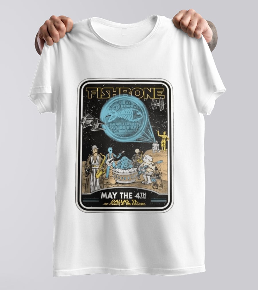 FISHBONE May 4 2026 Dallas TX Tour With Star Wars T-Shirt