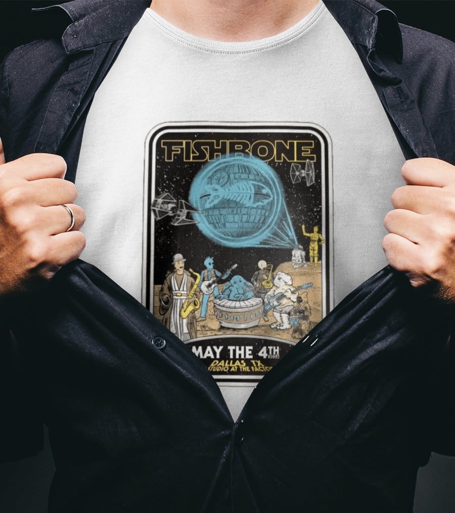 FISHBONE May 4 2026 Dallas TX Tour With Star Wars T-Shirt