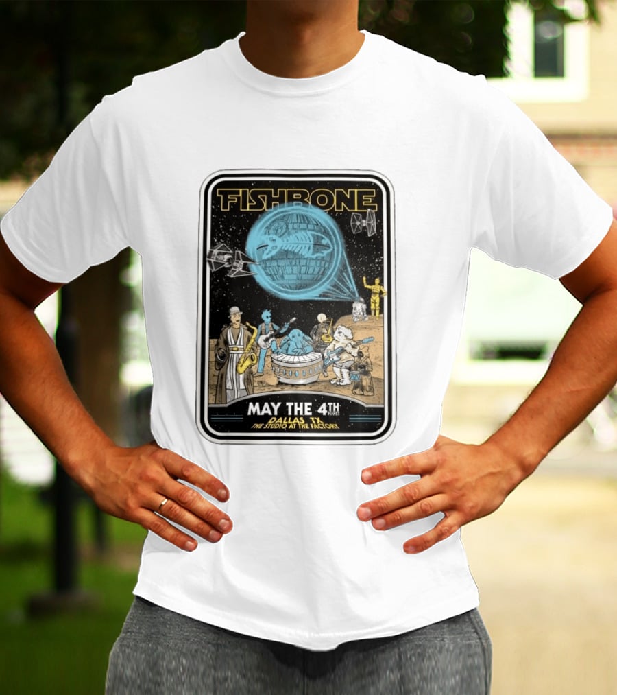 FISHBONE May 4 2026 Dallas TX Tour With Star Wars T-Shirt