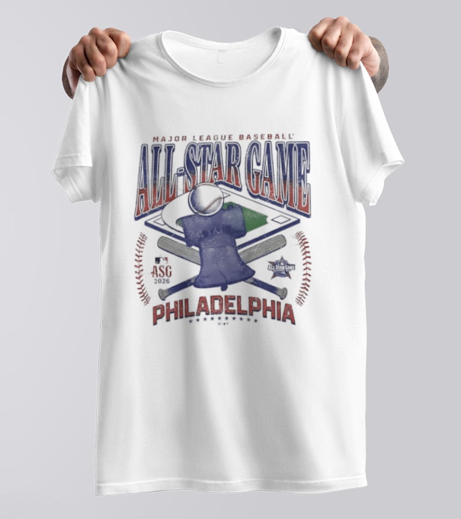Philadelphia Phillies Major League Baseball 2026 All Star Game T-Shirt