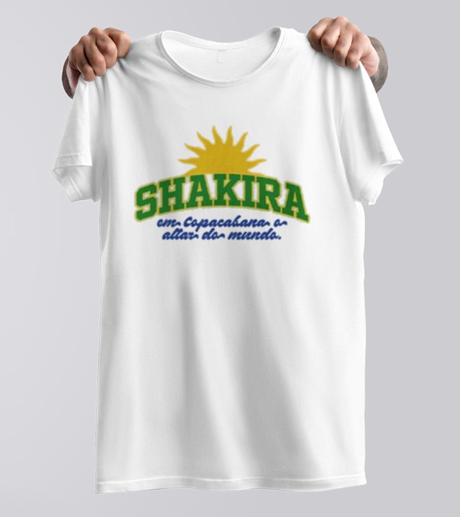 Shakira Em Copacabana E Além Do Mundo T-Shirt