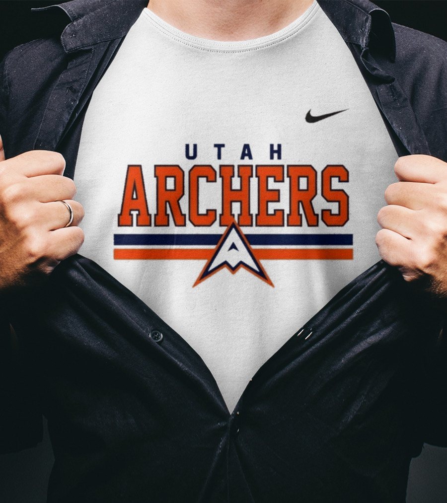 Utah Archers Nike Dri FIT Stripe Authentic Teamwear T-Shirt