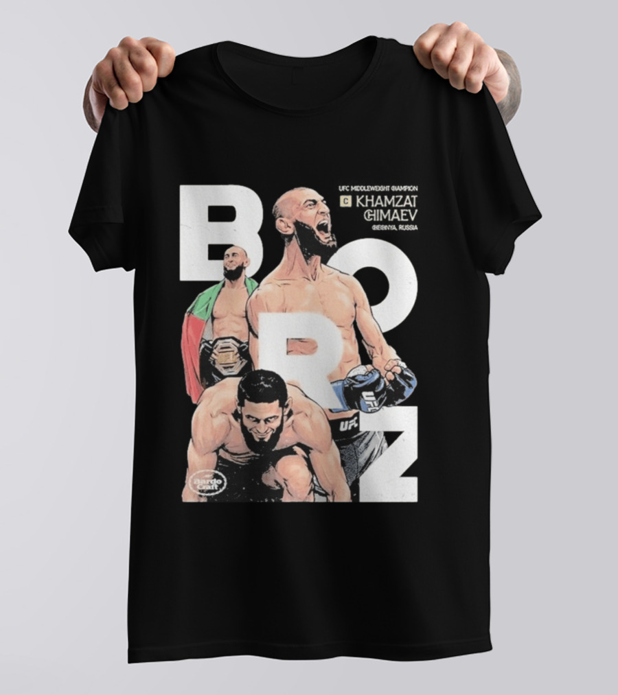 Borz Bardo Craft UFC Khamzat Chimaev T-Shirt
