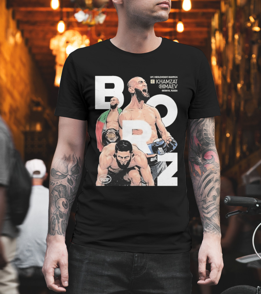 Borz Bardo Craft UFC Khamzat Chimaev T-Shirt