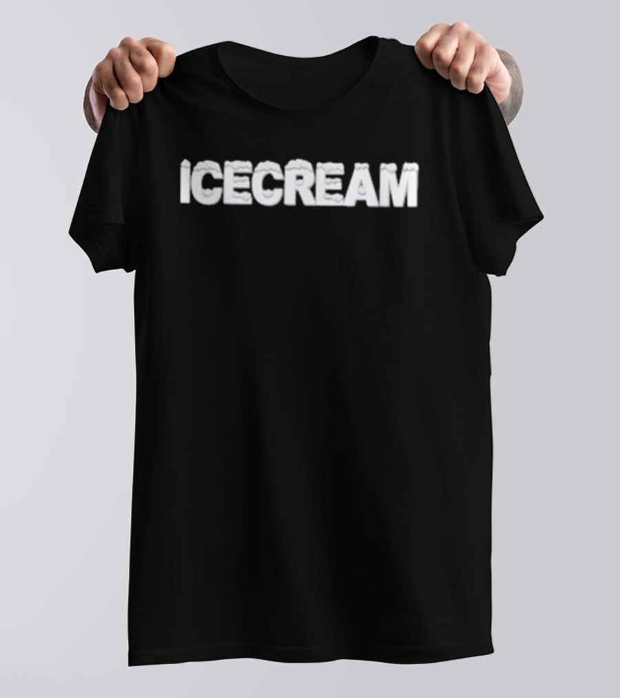 Billionaire Boys Club Icecream Snow Text White Apparel Collection T-Shirt