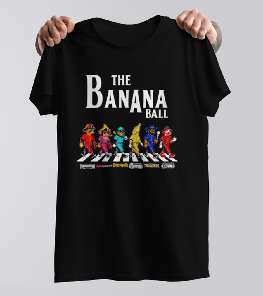 The Banana Ball Bananas Firefighters Clowns Animals Tailgaters Parade Crossing T-Shirt