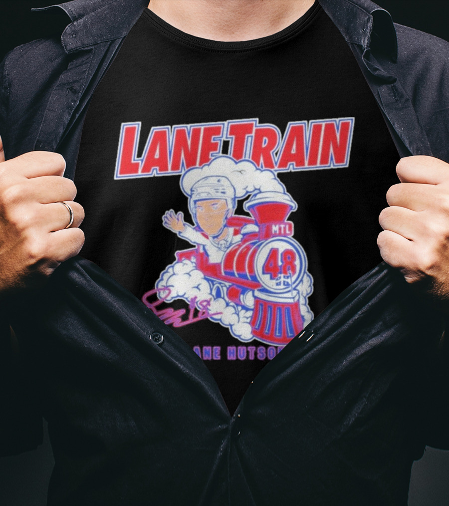 Lane Train MTL 48 Lane Hutson Steam Engine Athlete T-Shirt