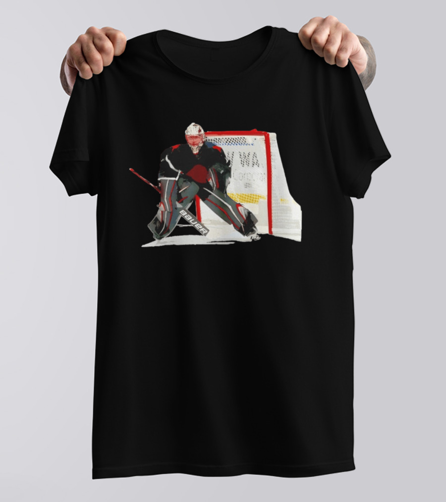 Ukko Pekka Luukkonen Buffalo Sabres NHL Bauer 2026 Goalie Gear T-Shirt