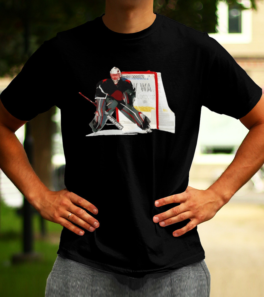Ukko Pekka Luukkonen Buffalo Sabres NHL Bauer 2026 Goalie Gear T-Shirt