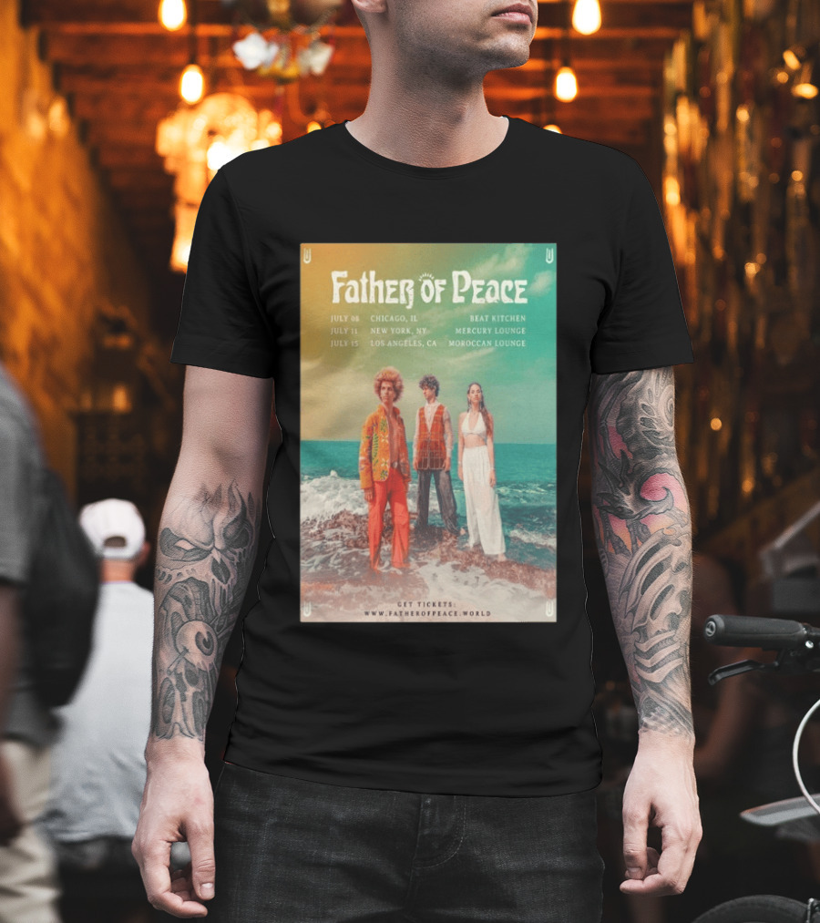 Father Of Peace Fall Tour 2026 Chicago New York Los Angeles T-Shirt