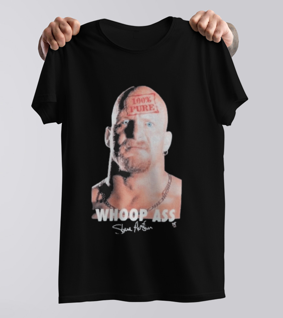 Wyco 1996 Stone Cold Steve Austin 100% Pure Whoop Ass T-Shirt