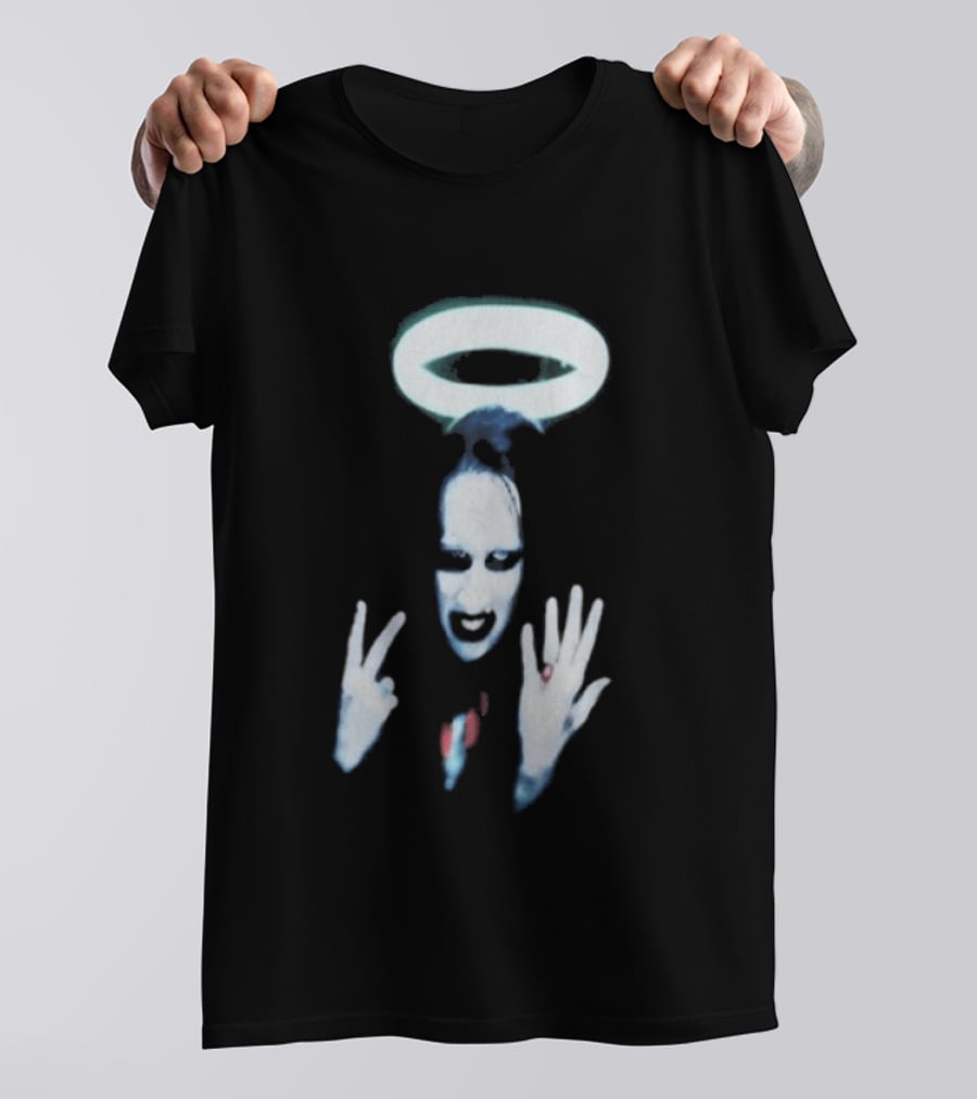 Wyco 1997 Marilyn Manson Angel Halo Gesture T-Shirt