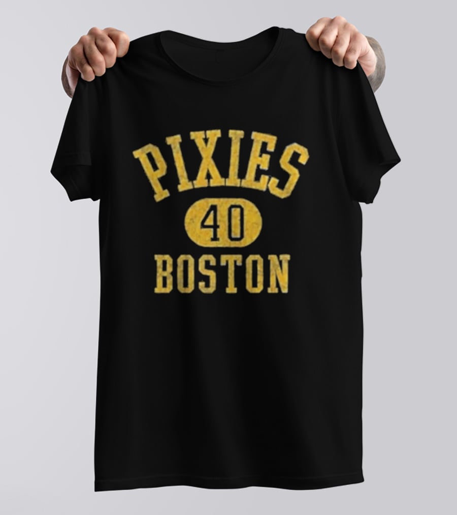 Pixies 40 Boston Asia Tour 2026 Collegiate T-Shirt