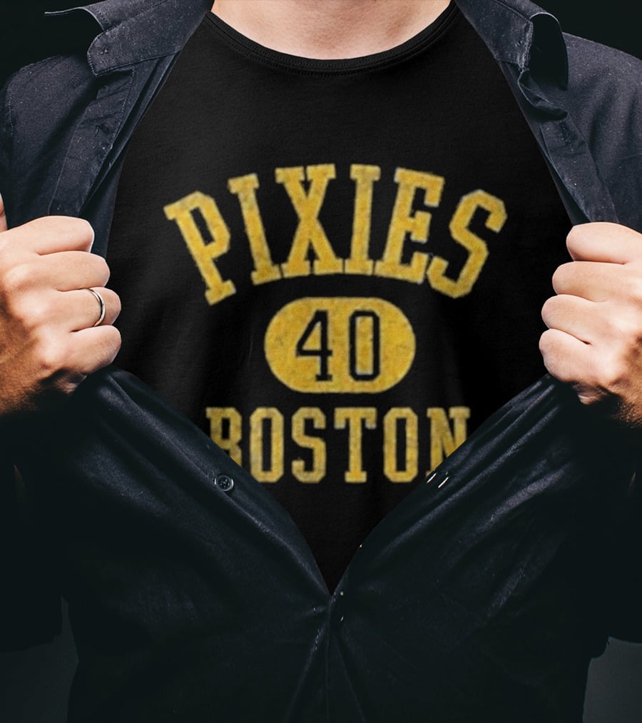 Pixies 40 Boston Asia Tour 2026 Collegiate T-Shirt