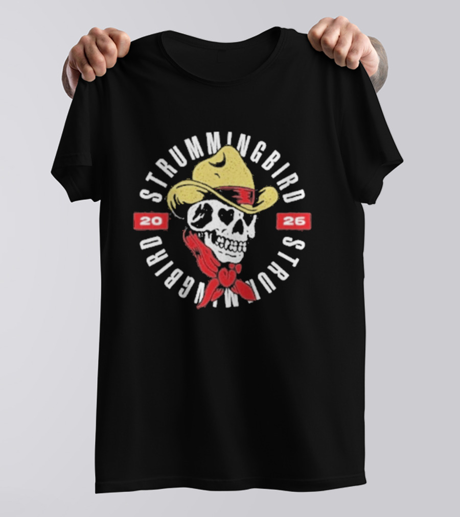 Strummingbird Skull Cowboy 2026 Western Accessories T-Shirt