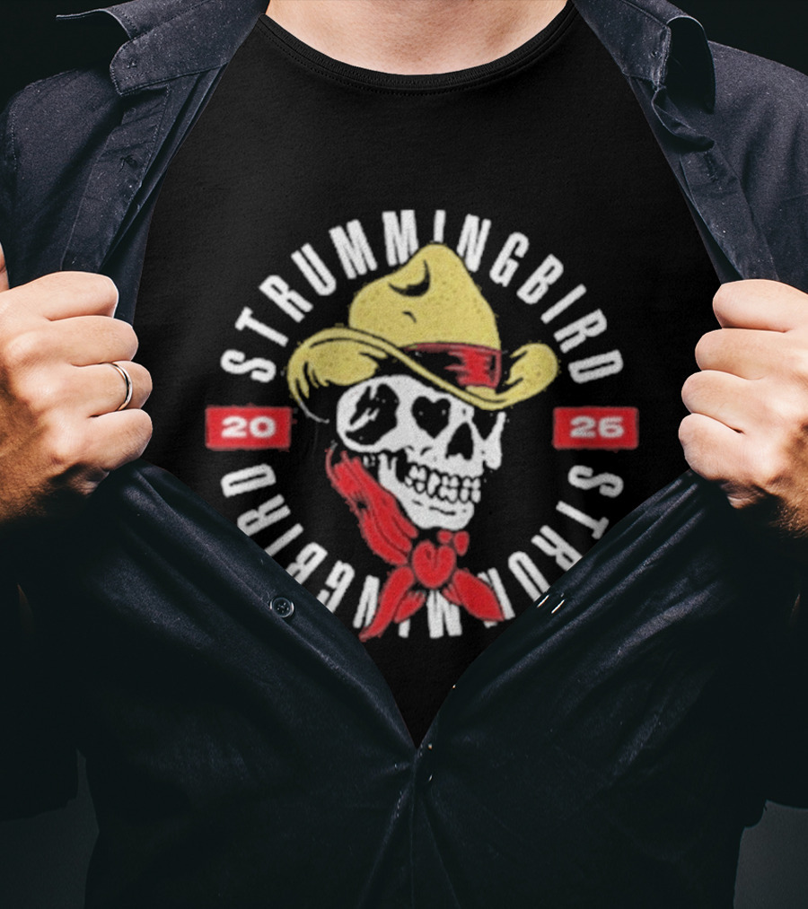 Strummingbird Skull Cowboy 2026 Western Accessories T-Shirt