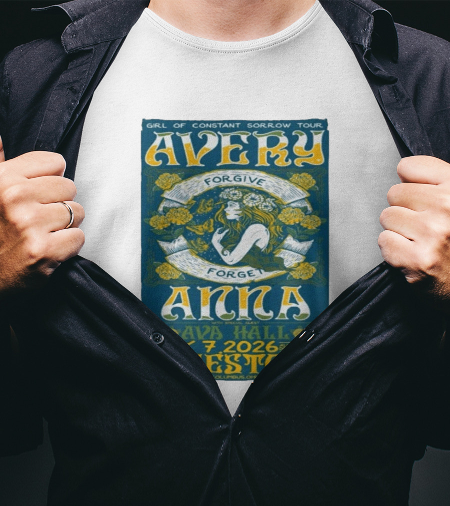 Avery Anna Girl Of Constant Sorrow Ava Hall May 7 2026 Bluestone Columbus Ohio T-Shirt