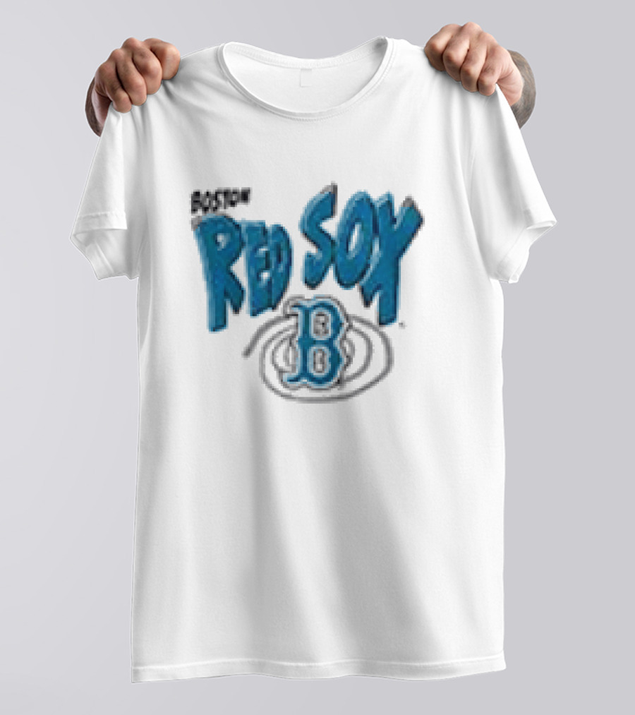 Boston Red Sox Psychedelic B Logo Swirl T-Shirt