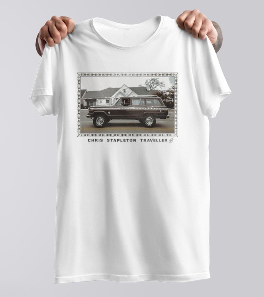 Chris Stapleton Traveller Jeep Vintage Photo T-Shirt