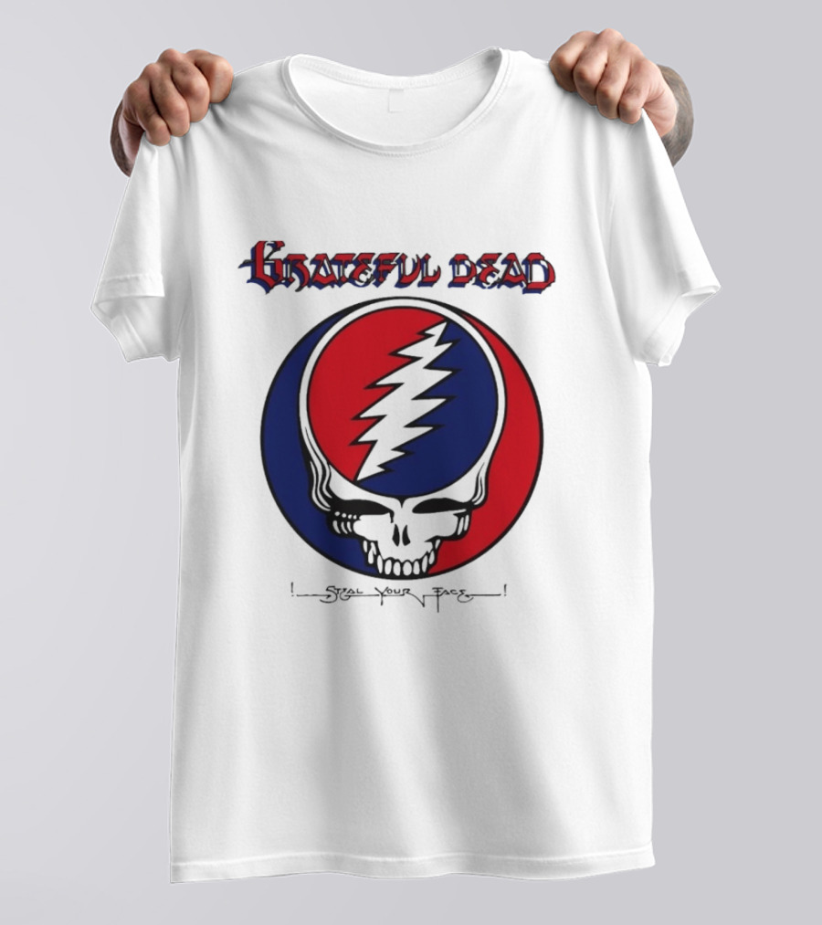 Grateful Dead Steal Your Face Skull Lightning Bolt T-Shirt