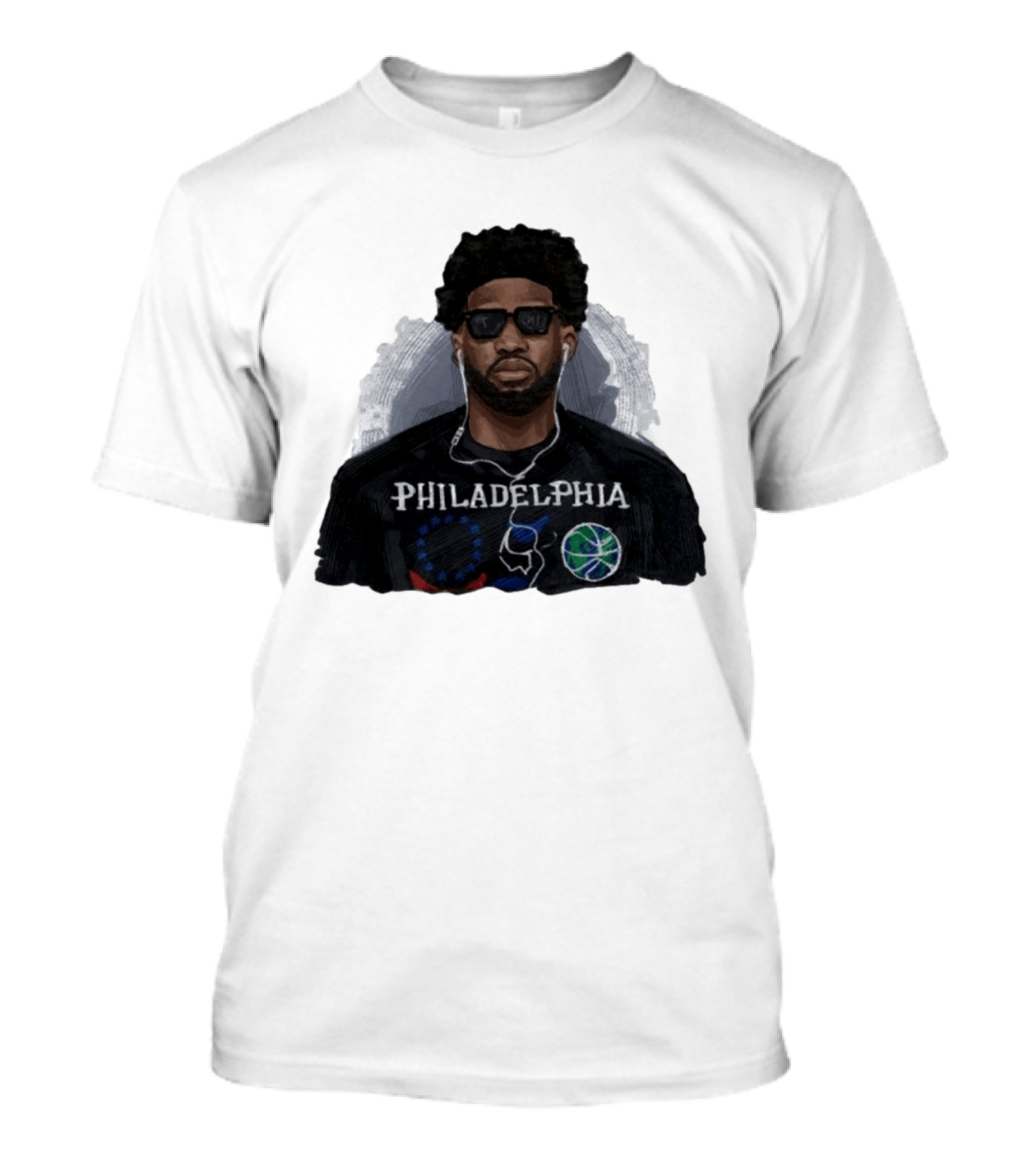 Philadelphia Joel Embiid LeBron James Meme Recreation T-Shirt