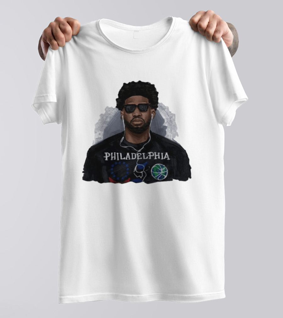 Philadelphia Joel Embiid LeBron James Meme Recreation T-Shirt