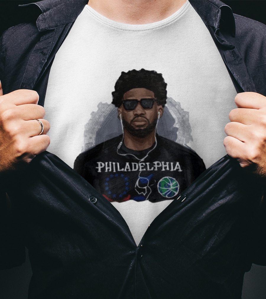 Philadelphia Joel Embiid LeBron James Meme Recreation T-Shirt