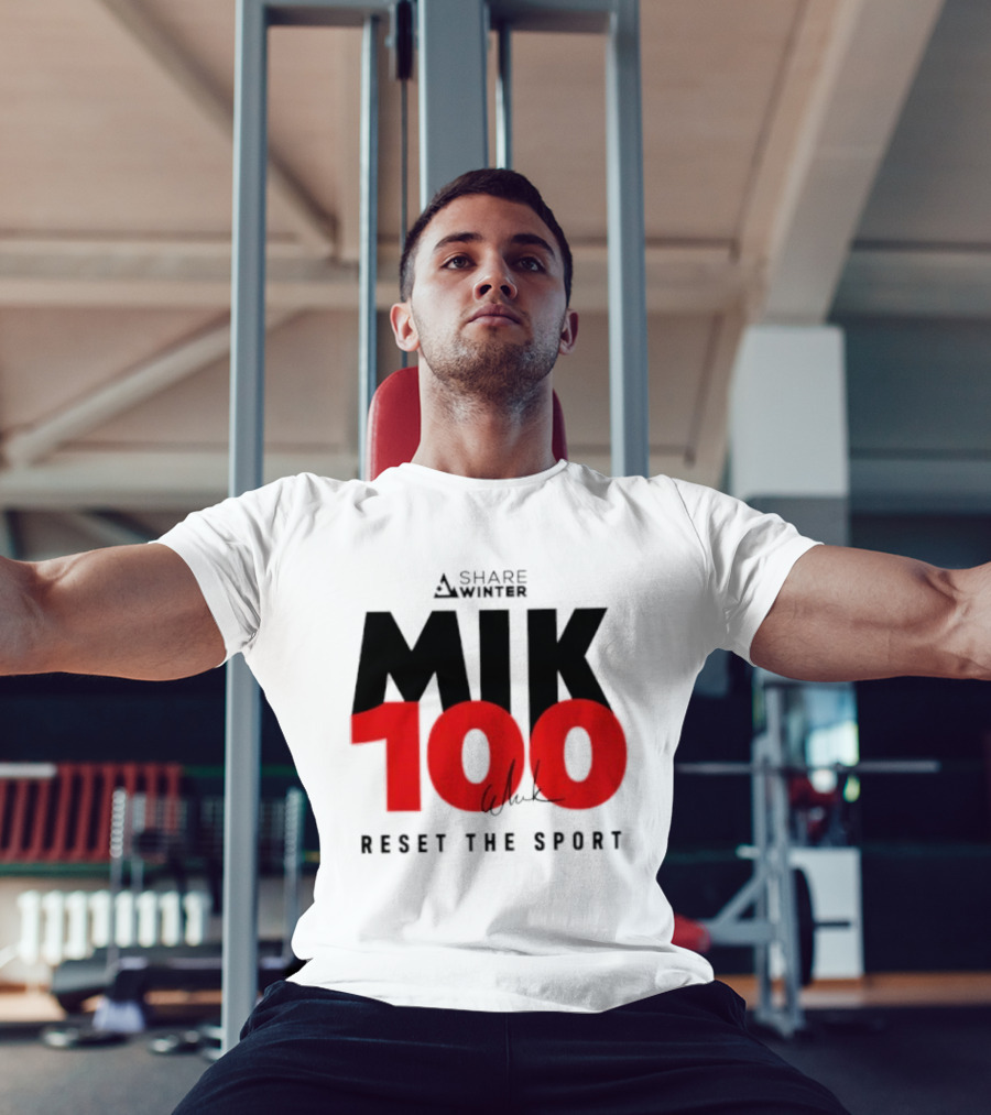 MIK 100 Reset The Sport A Share White T-Shirt
