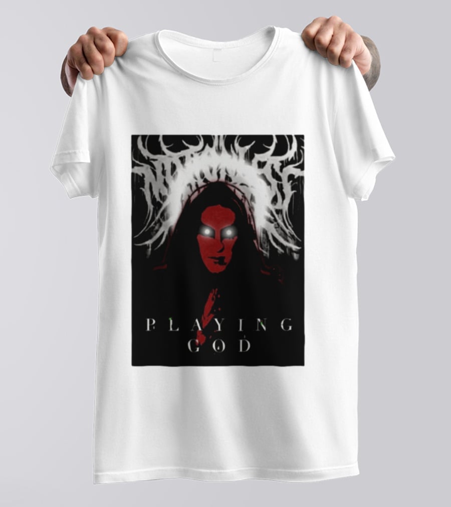 Notshiva Playing God Gothic Dark T-Shirt